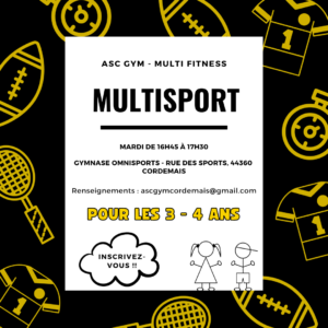 Lire la suite à propos de l’article Séances Multisport – 3/4 ans