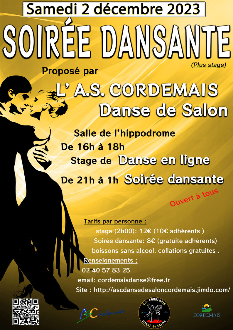You are currently viewing Stage et soirée dansante – Danse de Salon