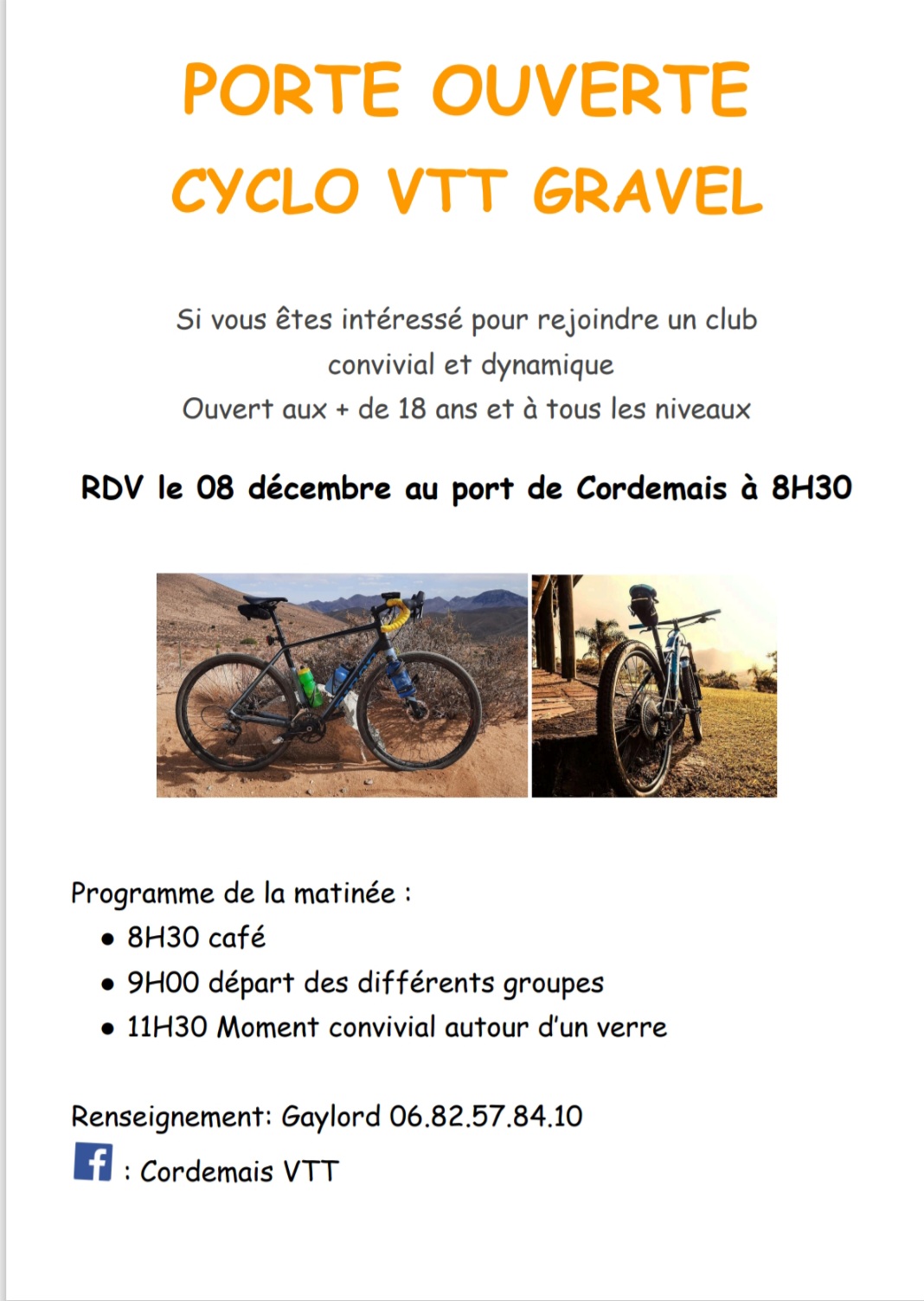You are currently viewing Porte ouverte – Cyclo/VTT